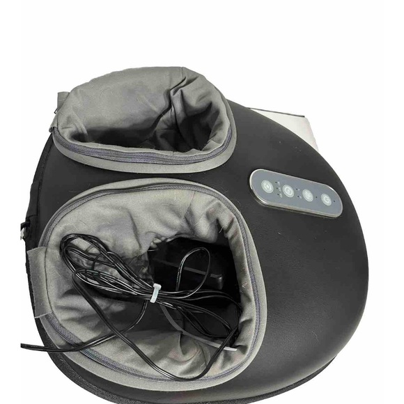 Medcursor MDFM400 Black Gray Pain Relief Heated Shiatsu Foot Massager, - Picture 3 of 12